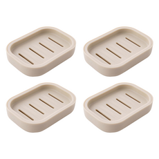 에이커하우스 심플 비누 케이스, 브라운, 4개