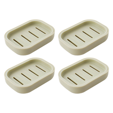 에이커하우스 심플 비누 케이스, 그린, 4개