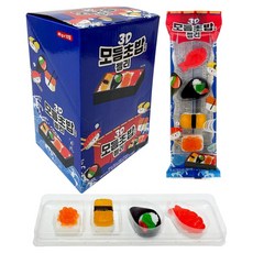 3D綜合壽司造型軟糖, 12個, 40g