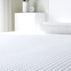 아담데코 듀라론 휴비스 콜드키퍼 퓨어아이스 냉감침대패드, 화이트 V자, 쿨매트