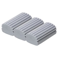 Modeunlead 強力吸水PVA海綿 清潔菜瓜布 廚房水槽 多用途 灰色, 3個