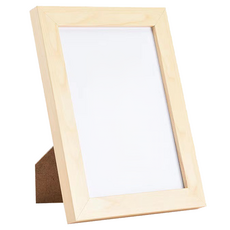 Pick&Home 高級立式兩用相框掛勾, 1個, 原木色