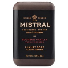 MISTRAL BODY 波本威士忌香氛皂 80g 深層清潔、溫和不乾澀, 1顆