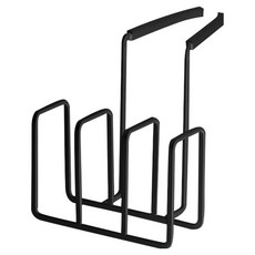 Meo 三層水槽水龍頭海綿菜瓜布掛架 12.5 x 16.5 x 13.5 cm, 黑色, 1個