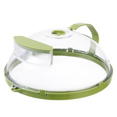 新注水保鮮微波防濺加熱蓋, 1個, 注水導流 透明色