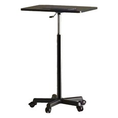 彩宸生活家 滑輪升降小桌, 黑色