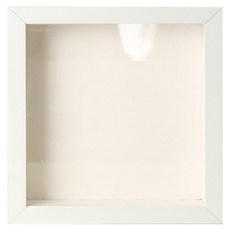 Pick&Home 乾燥花正方形相框, 1個, 白色