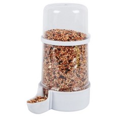 Bella Pic漂亮的 大容量鳥食桶 450ml, 1個, 白色
