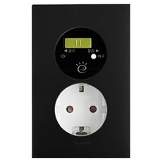 Legrand 羅格朗 Apela 黑色 Simple 待機電力自動斷電插座 1孔, 1個