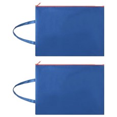 거친언니 파스텔 옥스포드 문서파일가방 단일, 블루, 2개