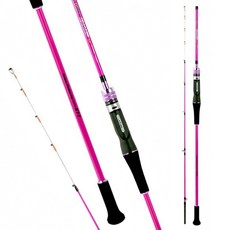 Banax Champ 輕型鐵板鈦釣竿 C160P, 粉紅色
