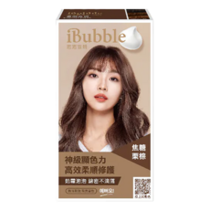 美吾髮 iBubble泡泡宣妍 泡泡染髮劑, 焦糖栗棕, 1盒