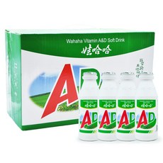 娃哈哈 AD 牛奶味飲品 24入, 5.28L, 1個