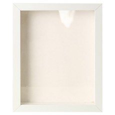 픽앤홈 드라이플라워 액자 직사각, 1개, 화이트