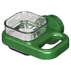 벨라픽 인테리어 새먹이통 스퀘어 8.6 x 7.3 x 4.4 cm, 그린, 1개