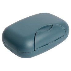 Ttabongoppa 露營旅行便攜式肥皂收納盒 JNHA1908, 1個, 藍色