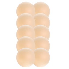 AHOYE 防水矽膠隱形胸貼 10片, 1組