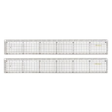 Artmate 裁切直尺 30cm, 混和顏色, 2支