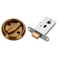 DailyOn 堅固門把 + 鎖具組, 1套, 黃銅