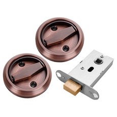 DailyOn 堅固耐用門把 + 雙面膠帶 2入組, 1套, 紅色