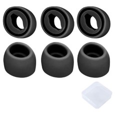 Starium Galaxy Buds Pro 相容矽膠耳塞 3件組, 1套, 單一商品, 黑色