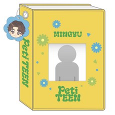 PetiTEEN SEVENTEEN 小卡收藏冊 MINGYU, 黃色, 1本