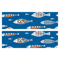 吸濕排汗運動毛巾, 2條, 多條魚