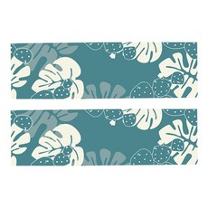 吸濕排汗運動毛巾, 2條, 龜背竹