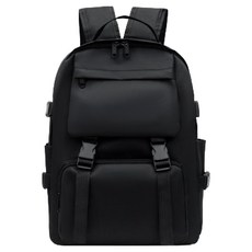 Sanuro 防水大容量纖薄後背包, 781 黑色