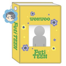 PetiTEEN SEVENTEEN 小卡收藏冊 WONWOO, 黃色, 1本