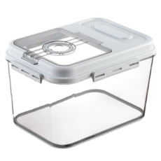 磁吸計時儲糧桶 大, 1個, 透明