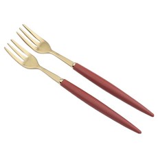 보겐 알르망드 골드 커트러리 티포크, 와인, 2개