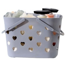 PEONIST 愛心鏤空沐浴籃, 灰色