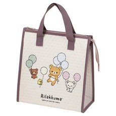 Skater 不織布保溫便當袋, 1個, 拉拉熊 氣球