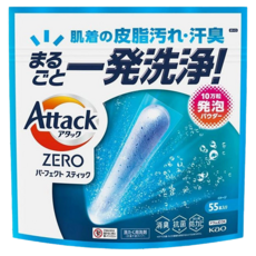 Attack ZERO 極效洗衣霸, 55顆, 1袋