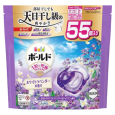 Bold 日本原裝進口 4合1洗衣膠囊 薰衣草茉莉香 紫, 55顆, 1袋