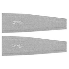 GROOVSTAR GRS Wings運動髮帶, 2條, 灰白色