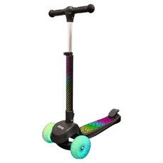 Zing Kids LED Mega Shine發光滑板車, 現代黑, 1個