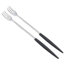 Bogen Allemande 緞面餐具長叉, 2個, 黑色