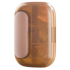 蕉蕉購物 一日三餐高機能型迷你密封藥盒 棕色, 1個