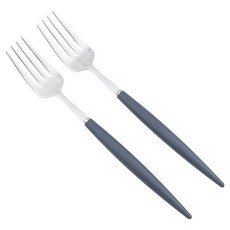 보겐 알르망드 샤틴 커트러리 디저트포크, 블루, 2개