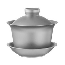 TEMPEST 純鈦雙層功夫茶杯 130ml, 1個, 鈦本色