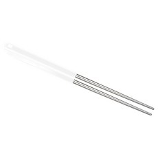 BUGATTI Aladdin 裝飾環亮面筷子 24 x 3 cm, 白色, 1個, 單品