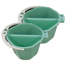 Dailycoo 大容量美術水桶 2入, 淺藍色