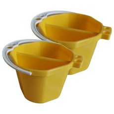 Daily Ku寬敞美術水桶 2個, 黃色的