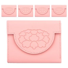 yulart 民畫短夾製作組, 牡丹 粉紅色, 5個