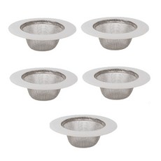 小麥購物 不鏽鋼水槽過濾網 G086 L, 1組, 5個