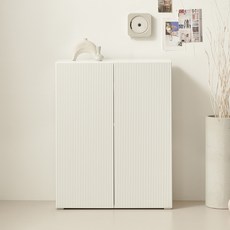 룸앤디 뉴모던 라운드템바 더 높은 3단 키 높은 수납장 800 방문설치, 화이트