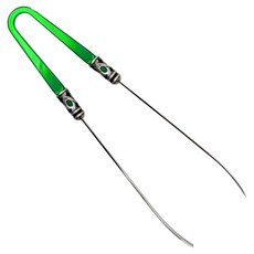 까사부가티 알라딘 장식링 무광 고기집게 28 x 6 cm, 그린, 1개