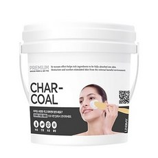 韓國 LINDSAY 軟膜粉 木炭 820g, 深層清潔毛孔, 保濕嫩膚, 女用適用, 1桶, 1入